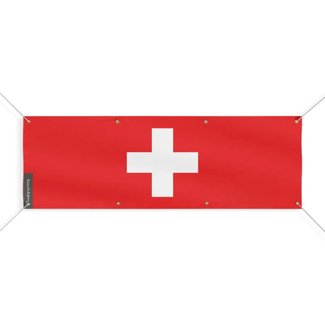 Drapeau et armoiries de la Suisse 8 Oeillets en Plusieurs Tailles (L) - Pixelforma 