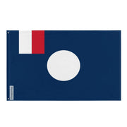Drapeau état de damas polyester résistant œillets à gauche
