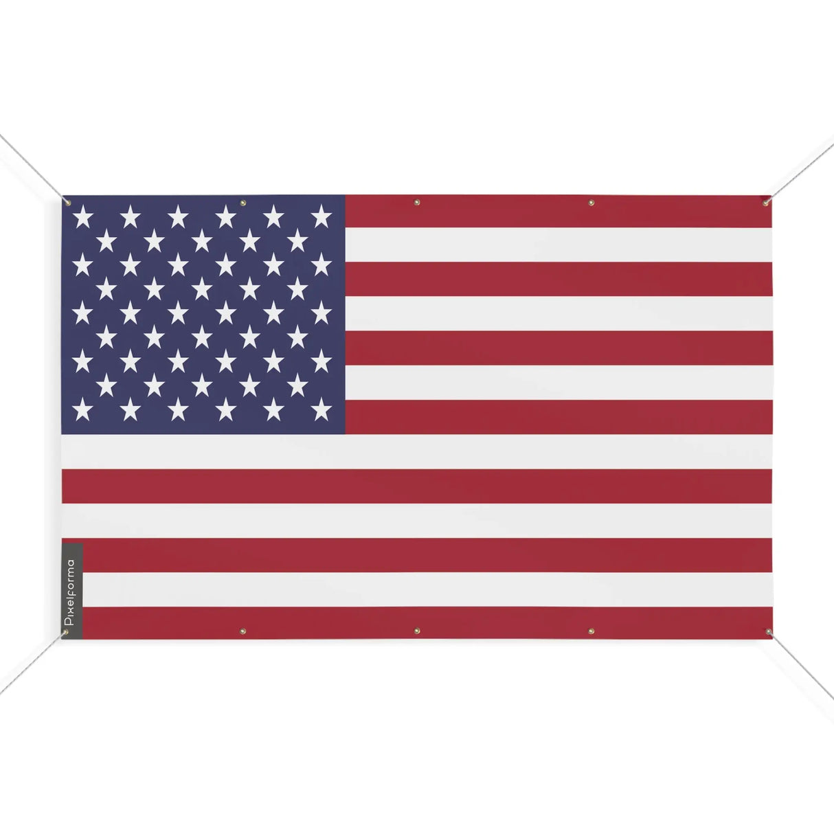 Drapeau états-unis polyester résistant 10 œillets extérieur