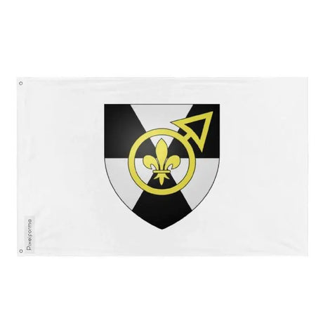 Drapeau fermont polyester résistant avec œillets à gauche
