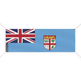 Drapeau fidji polyester résistant aux intempéries 8 œillets