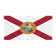 Drapeau floride polyester résistant aux intempéries œillets