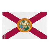 Drapeau floride polyester résistant œillets à gauche
