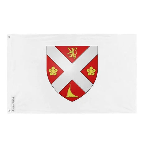 Drapeau fossambault-sur-le-lac polyester œillets à gauche