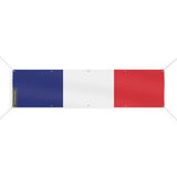 Drapeau france polyester résistant 10 œillets usage extérieur