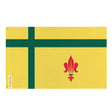 Drapeau fransaskois polyester résistant œillets à gauche
