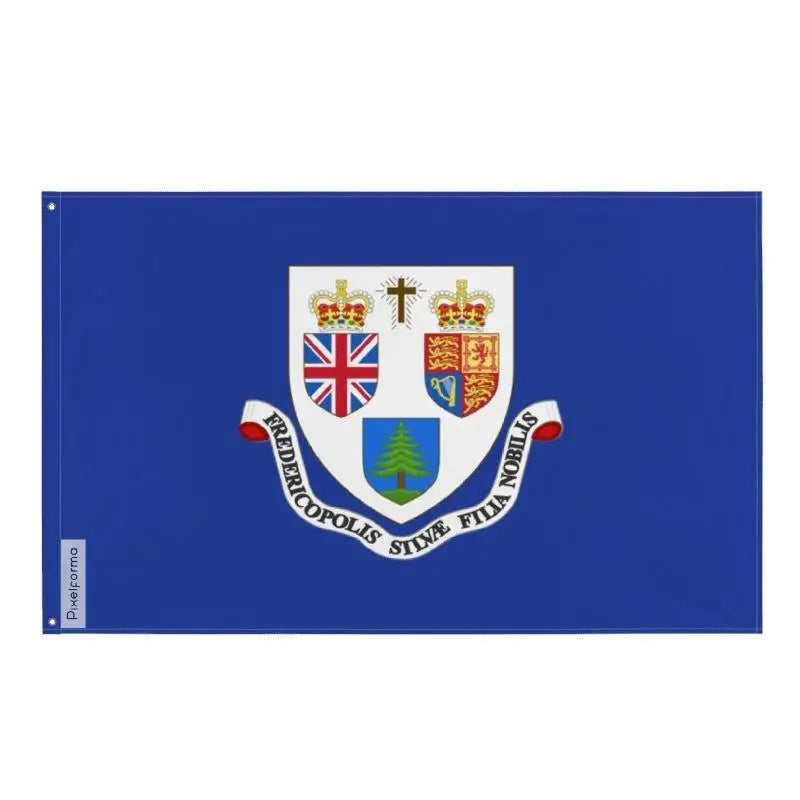 Drapeau Fredericton Plusieurs Tailles en Polyester - Pixelforma 