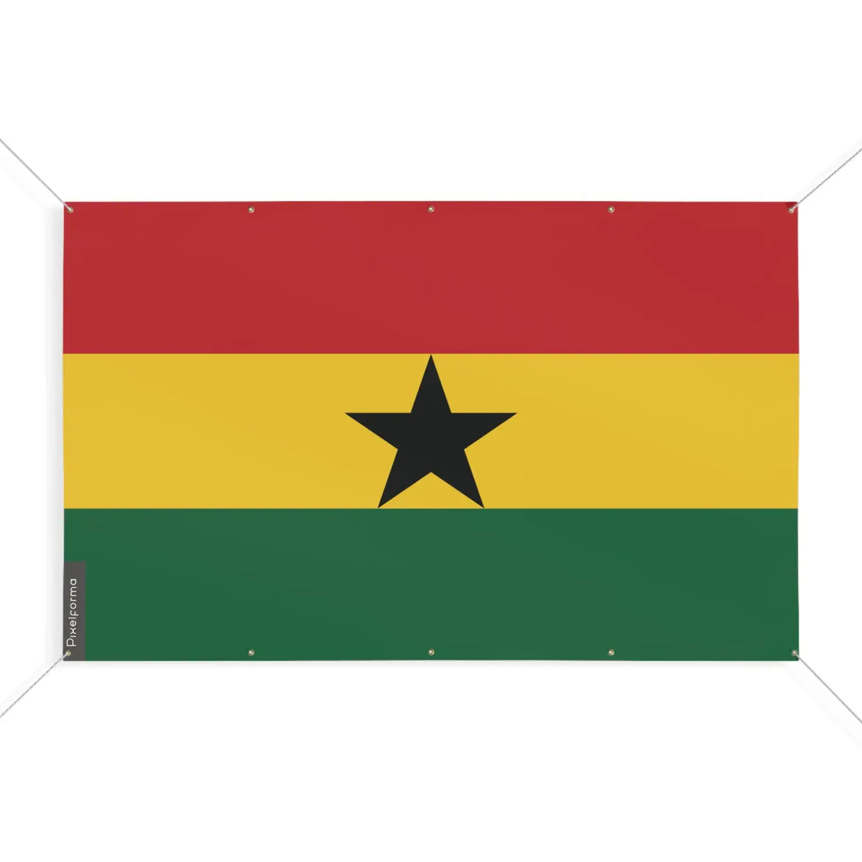 Drapeau ghana 10 oeillets en plusieurs tailles (s) - pixelforma