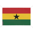 Drapeau ghana polyester résistant avec œillets solides