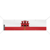 Drapeau gibraltar polyester résistant pour usage extérieur