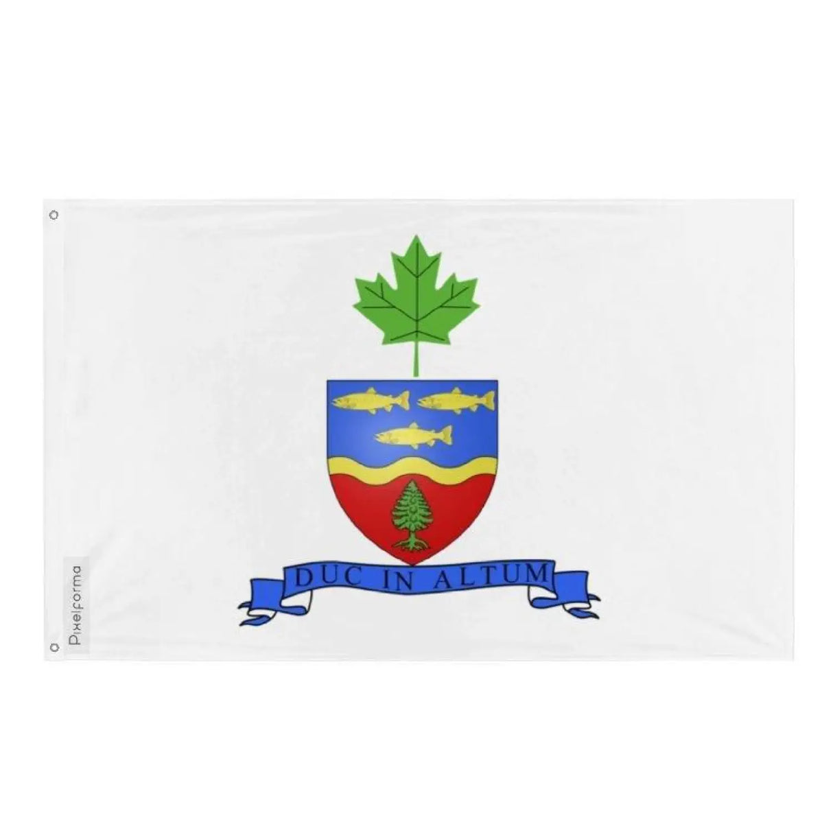 Drapeau grande-rivière plusieurs tailles en polyester - pixelforma