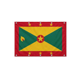 Drapeau de la Grenade format S en polyester avec dix œillets