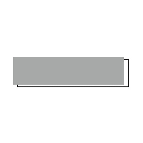 Drapeau gris 10 oeillets en plusieurs tailles (xl) - pixelforma