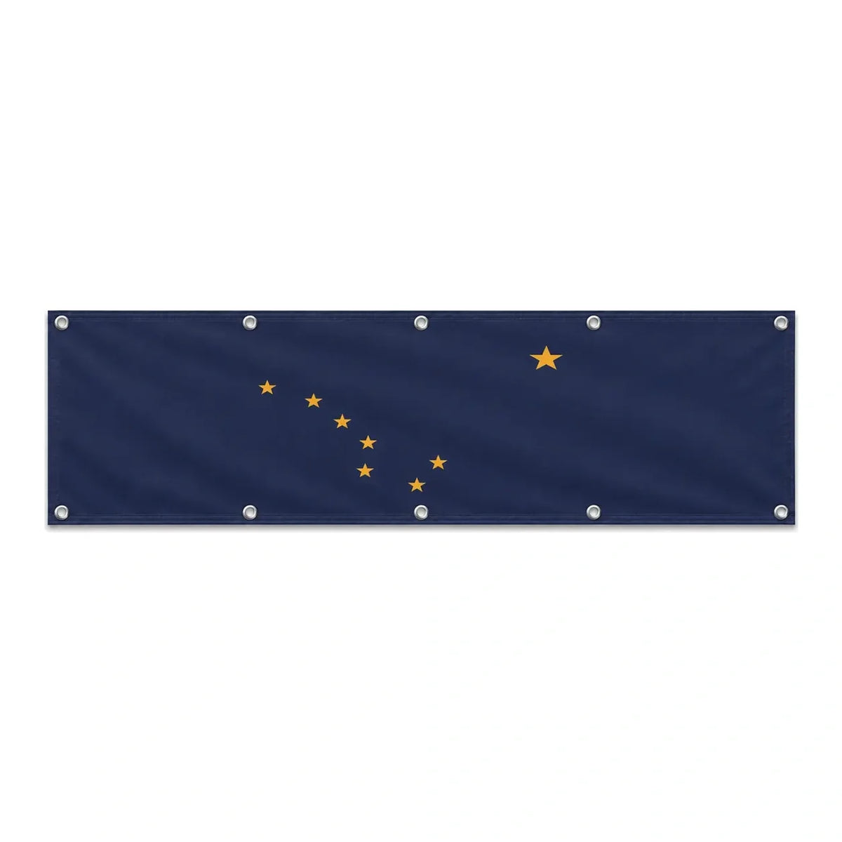 Drapeau Gris Clair grand format XL en polyester avec dix œillets