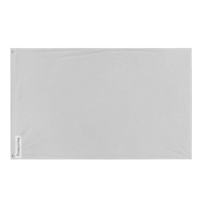 Drapeau Gris Clair en plusieurs tailles 100 % polyester Imprimer avec Double ourlet - Pixelforma