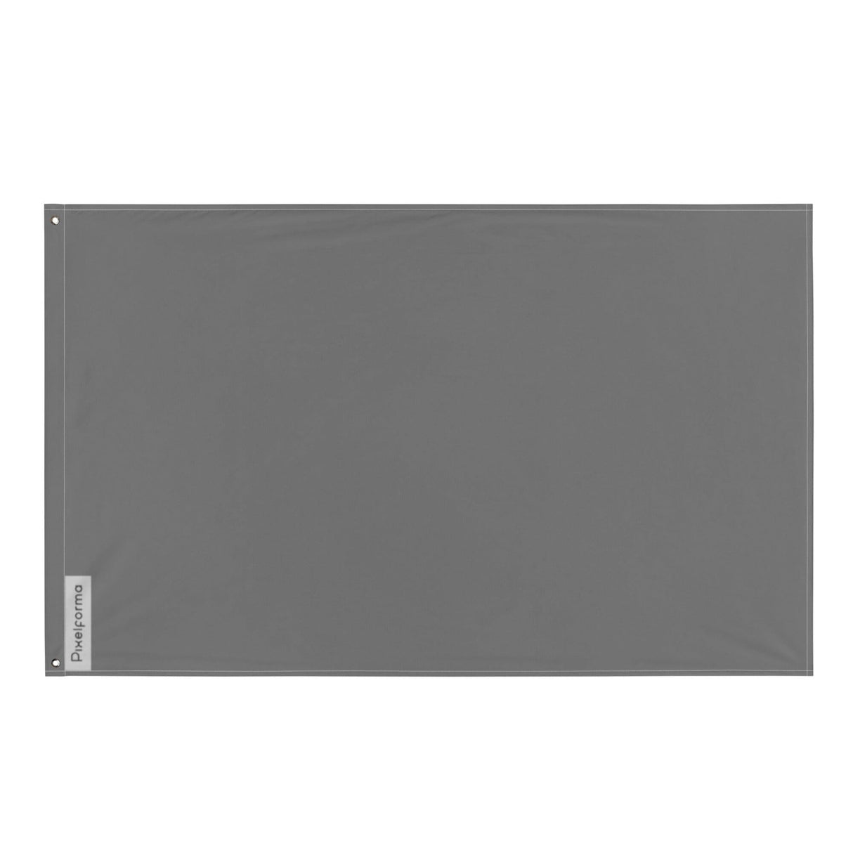 Drapeau Gris Foncé en plusieurs tailles 100 % polyester Imprimer avec Double ourlet - Pixelforma