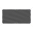 Drapeau gris noir résistant en polyester pour extérieur
