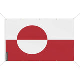 Drapeau groenland 10 oeillets en plusieurs tailles (s) - pixelforma