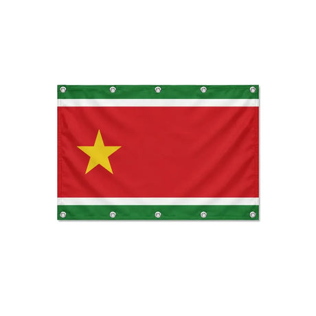 Drapeau de la Guadeloupe format S en polyester avec dix œillets