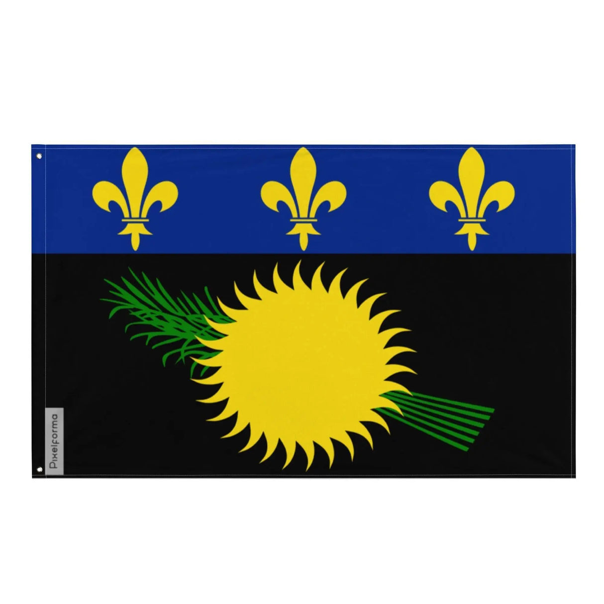 Drapeau gualoupe polyester résistant plusieurs modèles