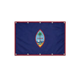 Drapeau de Guam format S en polyester avec dix œillets