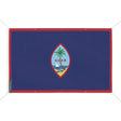 Drapeau guam en polyester résistant avec œillets renforcés