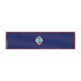 Drapeau guam polyester résistant pour extérieur intempéries