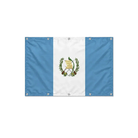 Drapeau du Guatemala format S en polyester avec dix œillets