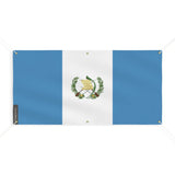 Drapeau guatemala polyester résistant avec œillets robustes