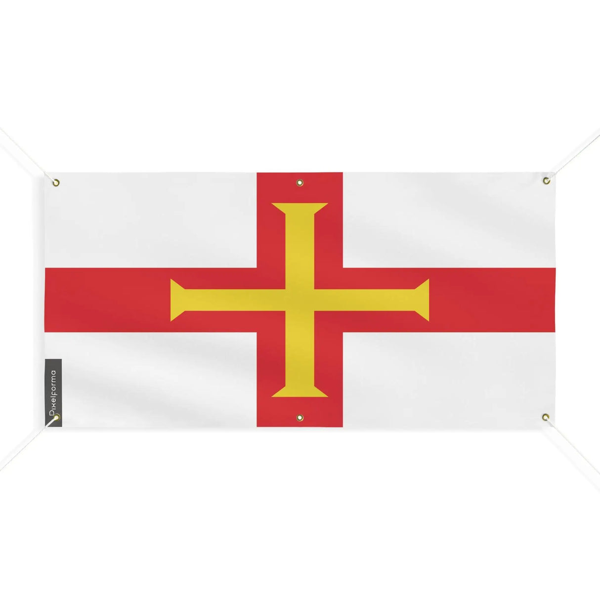 Drapeau guernesey polyester résistant aux intempéries