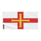 Drapeau guernesey polyester résistant aux intempéries