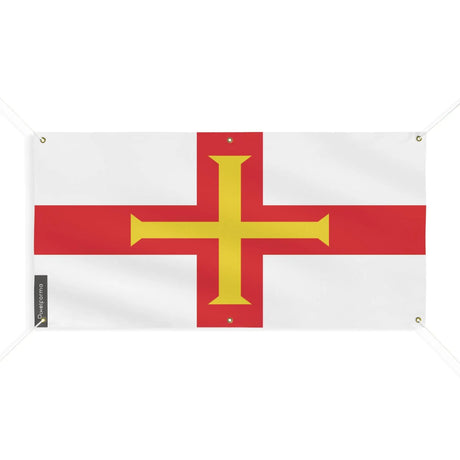 Drapeau guernesey polyester résistant aux intempéries