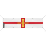 Drapeau guernesey polyester résistant œillets renforcés