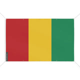 Drapeau guinée 10 oeillets en plusieurs tailles (s) - pixelforma