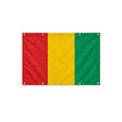 Drapeau de la Guinée format S en polyester avec dix œillets