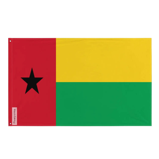 Drapeau guinée-bissau plusieurs tailles en polyester - pixelforma