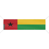 Drapeau guinée-bissau polyester résistant aux intempéries