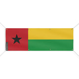 Drapeau guinée-bissau polyester résistant aux intempéries