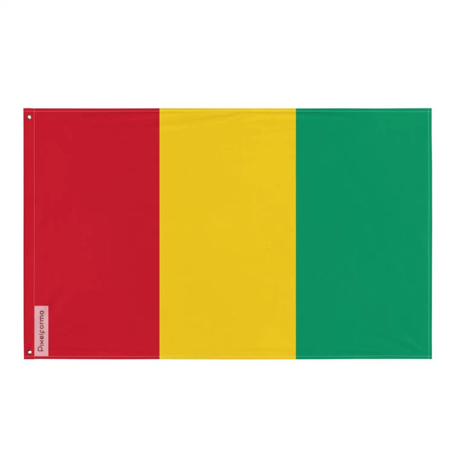 Drapeau guinée plusieurs tailles en polyester - pixelforma