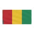 Drapeau guinée polyester résistant aux intempéries