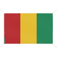 Drapeau guinée polyester résistant avec œillets robustes