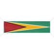 Drapeau guyana polyester résistant usage extérieur durable