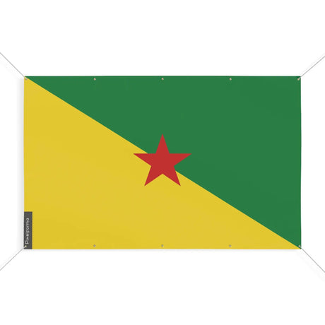 Drapeau guyane 10 oeillets en plusieurs tailles (s) - pixelforma