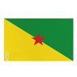 Drapeau guyane polyester résistant avec œillets à gauche