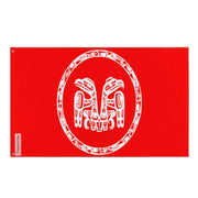 Drapeau haïdas polyester résistant œillets à gauche
