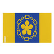 Drapeau hamilton polyester résistant œillets à gauche