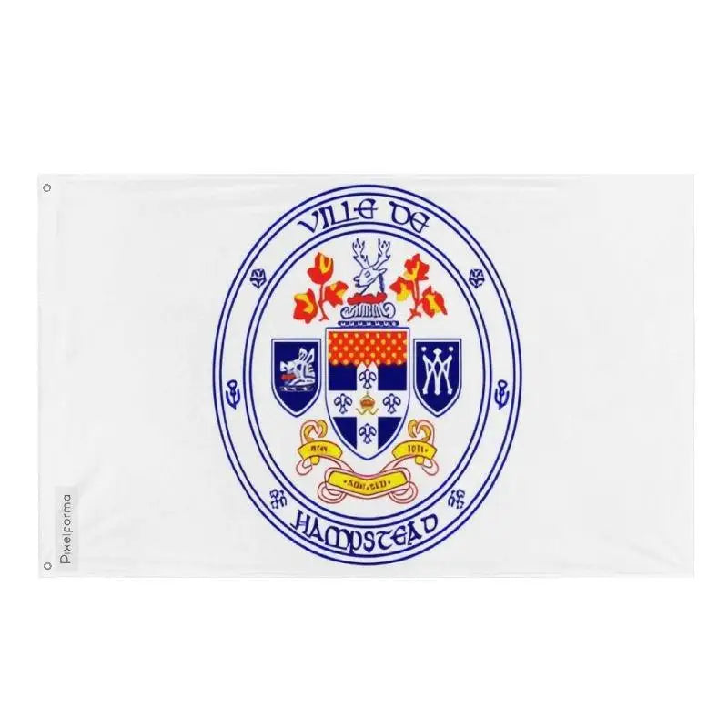 Drapeau hampstead polyester résistant œillets à gauche