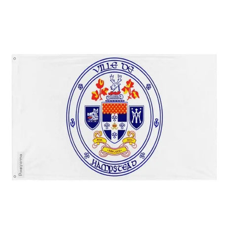 Drapeau hampstead polyester résistant œillets à gauche