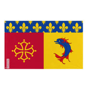Drapeau hautes-alpes polyester résistant double ourlet