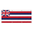 Drapeau hawaï polyester résistant aux intempéries 8 œillets